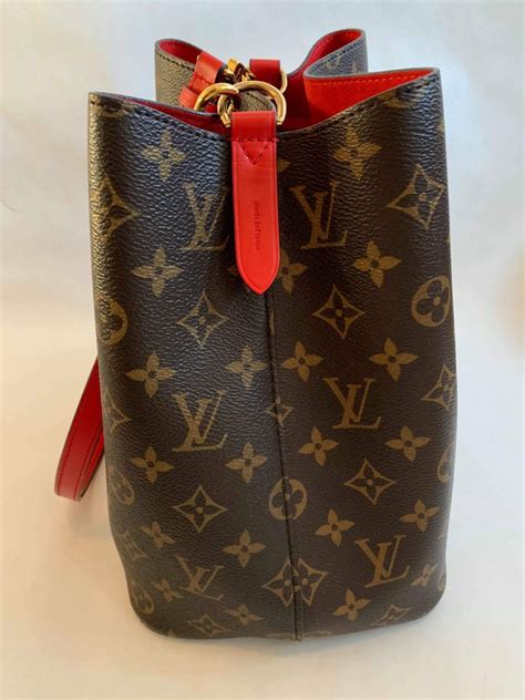 lv neo noe red|louis vuitton noe pouch.